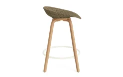 Normann Copenhagen - Mat Barstool 65 cm Beech/Cream