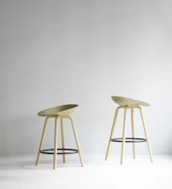 Normann Copenhagen - Mat Barstool 65 cm Beech/Cream