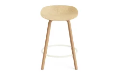 Normann Copenhagen - Mat Barstool 65 cm Beech/Cream