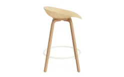 Normann Copenhagen - Mat Barstool 65 cm Beech/Cream