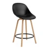 Normann Copenhagen - Mat Bar Chair 65 cm Full Upholstery Beech/Black - Ultra 41599