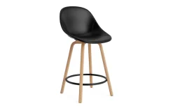 Normann Copenhagen - Mat Bar Chair 65 cm Full Upholstery Beech/Black - Ultra 41599