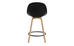 Normann Copenhagen - Mat Bar Chair 65 cm Full Upholstery Beech/Black - Ultra 41599
