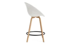 Normann Copenhagen - Mat Bar Armchair 65 cm Full Upholstery Beech/Black - Hallingdal 110