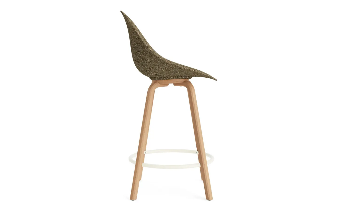 Normann Copenhagen - Mat Bar Chair 65 cm Beech/Cream - Seaweed
