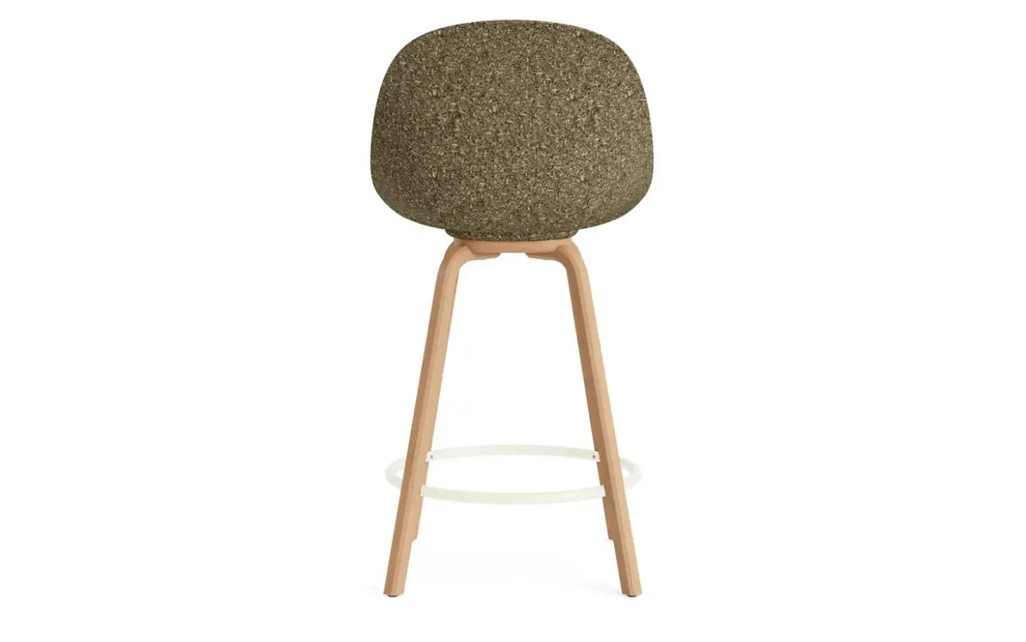 Normann Copenhagen - Mat Bar Chair 65 cm Beech/Cream - Seaweed