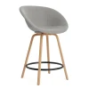 Normann Copenhagen - Mat Bar Armchair 65 cm Full Upholstery Beech/Black - Remix 133