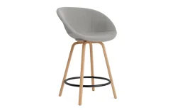 Normann Copenhagen - Mat Bar Armchair 65 cm Full Upholstery Beech/Black - Remix 133