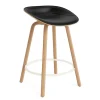 Normann Copenhagen - Mat Barstool 65 cm Front Upholstery Hemp Beech/Cream - Ultra 41599