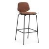 Normann Copenhagen - My Chair Barstool 75 cm Front Uph. Black St