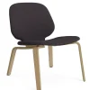Normann Copenhagen - My Chair Lounge - Sort fuldpolstret og eg (Remix 783)