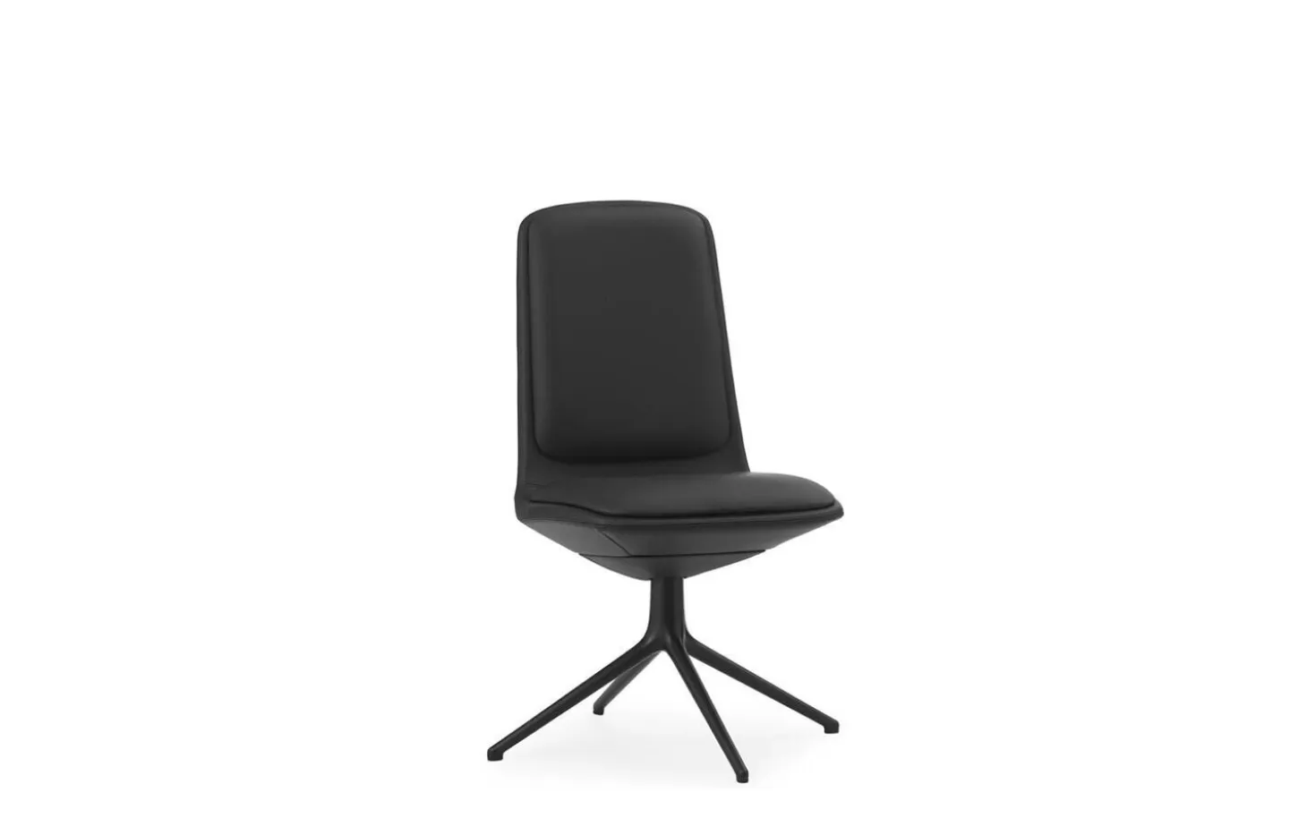 Normann Copenhagen - Off Chair Low 4L Black Alu With Cushion