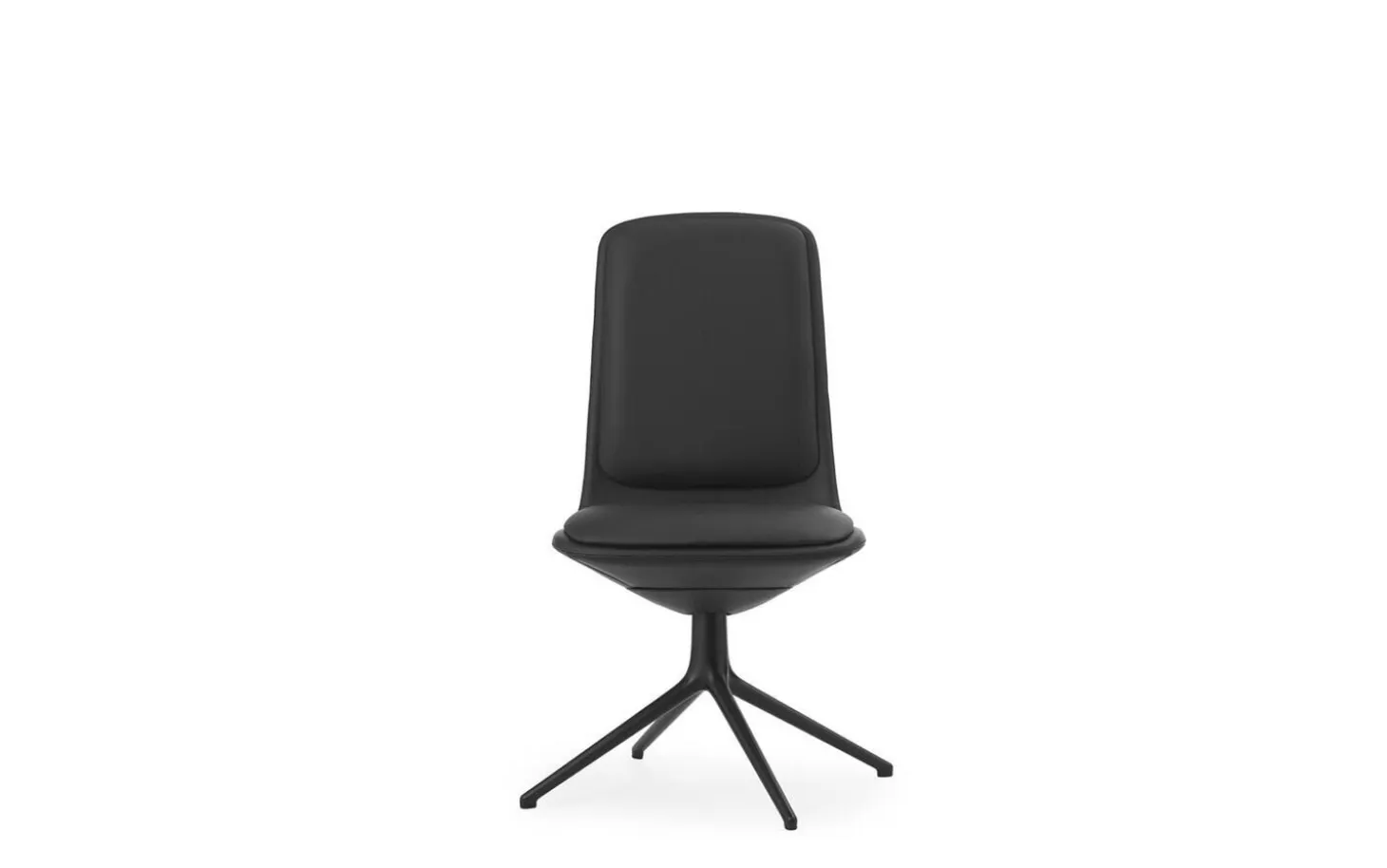 Normann Copenhagen - Off Chair Low 4L Black Alu With Cushion