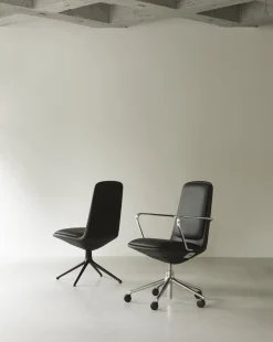 Normann Copenhagen - Off Chair Low 4L Black Alu With Cushion