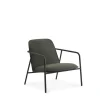 Normann Copenhagen - Pad Lounge Chair Low Black Steel