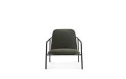 Normann Copenhagen - Pad Lounge Chair Low Black Steel