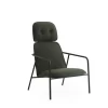 Normann Copenhagen - Pad Lounge Chair High Black Steel