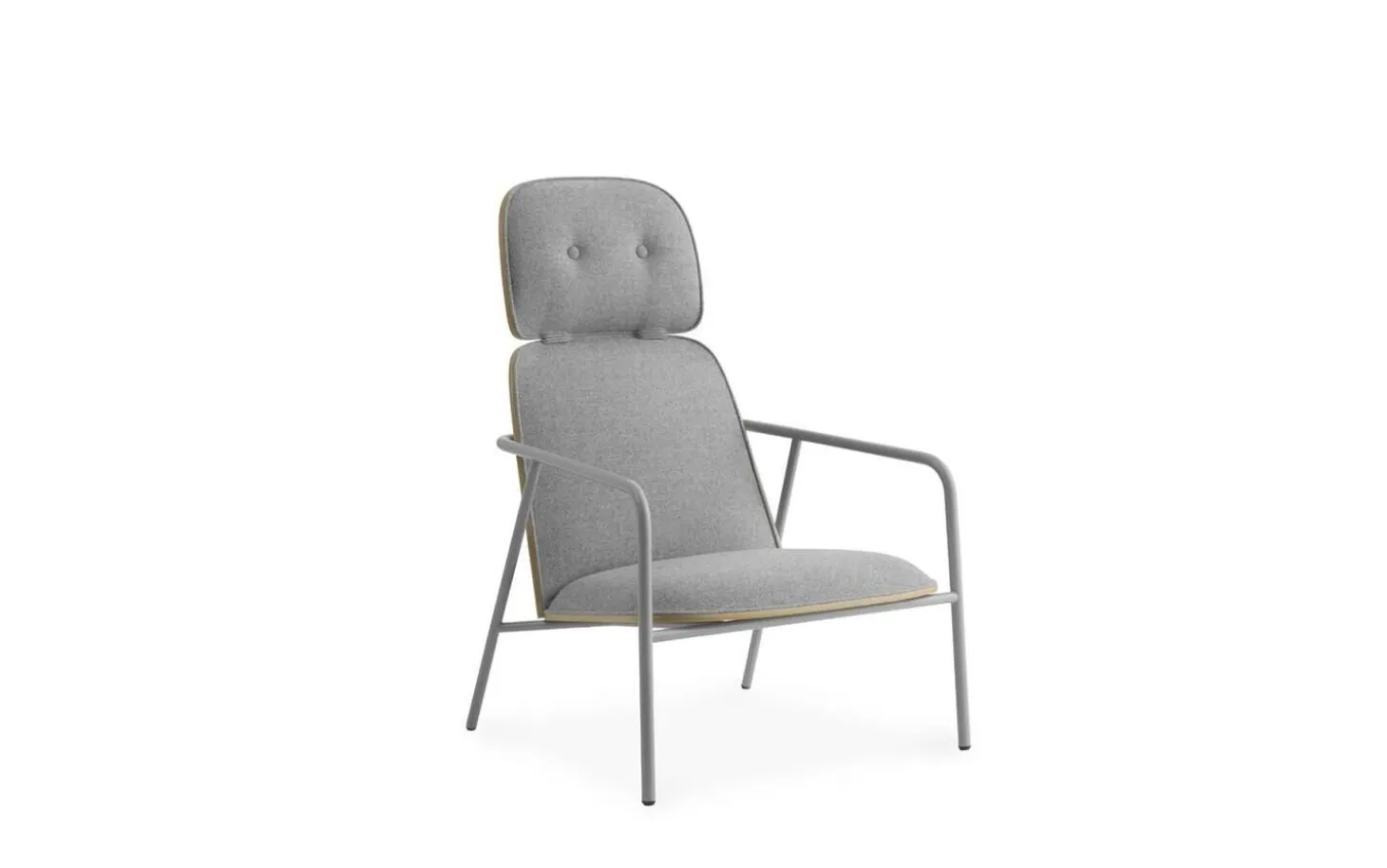 Normann Copenhagen - Pad Lounge Chair High Grey Steel