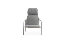 Normann Copenhagen - Pad Lounge Chair High Grey Steel