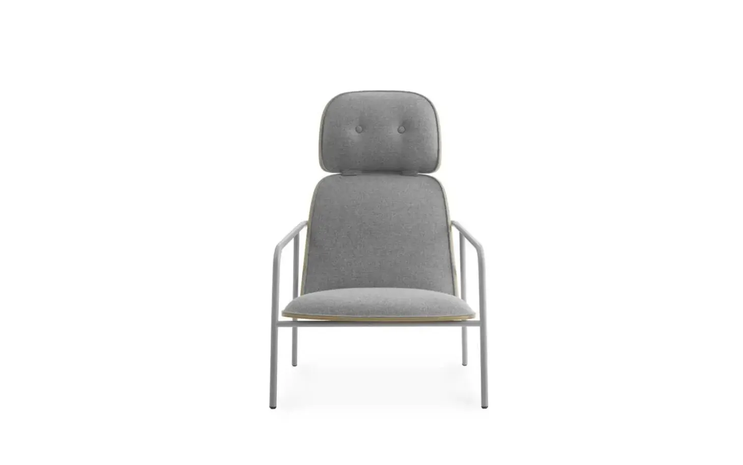Normann Copenhagen - Pad Lounge Chair High Grey Steel