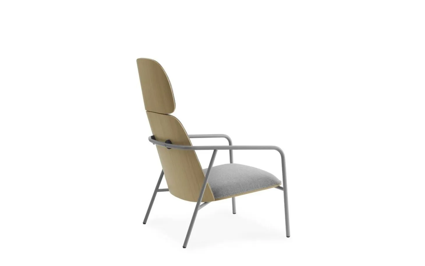 Normann Copenhagen - Pad Lounge Chair High Grey Steel