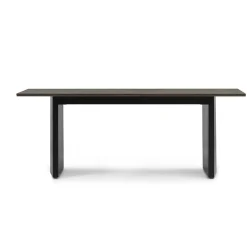 Normann Copenhagen - Panel Table 90 x 200 cm Black - mørkebrun