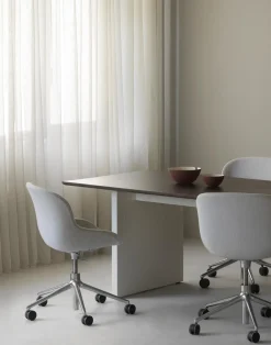Normann Copenhagen - Panel Table - 100 x 420 cm - Cream - mørkebrun