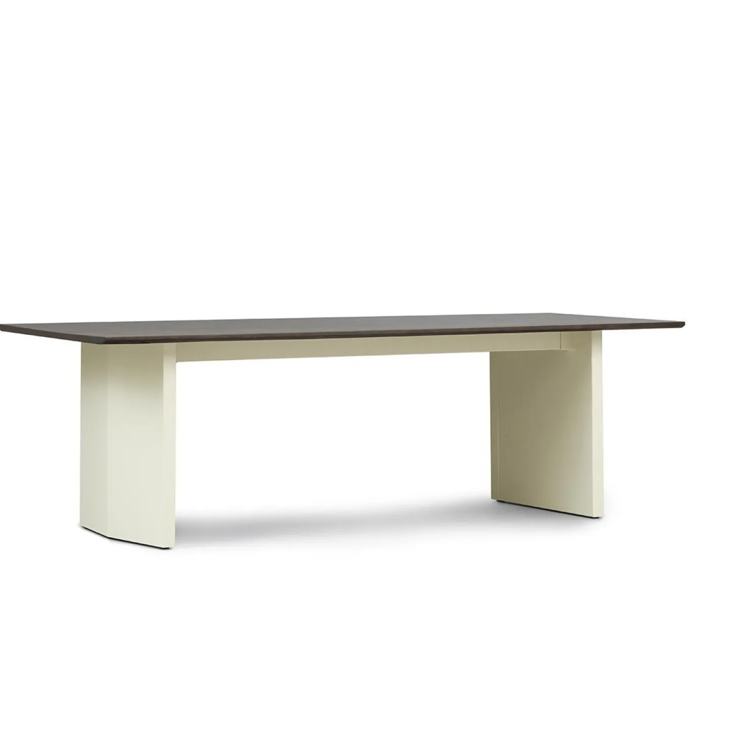Normann Copenhagen - Panel Table 90 x 250 cm Cream - mørkebrun