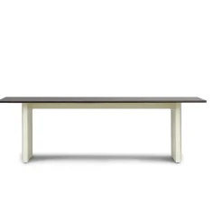 Normann Copenhagen - Panel Table 90 x 250 cm Cream - mørkebrun