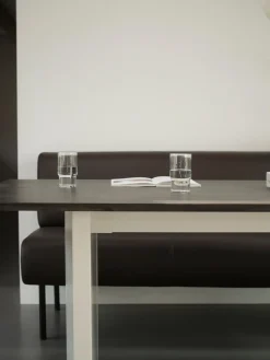 Normann Copenhagen - Panel Table 90 x 250 cm Cream - mørkebrun