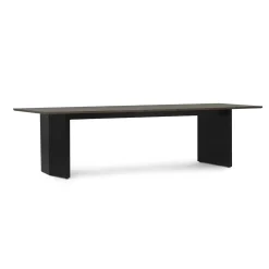 Normann Copenhagen - Panel Table 90 x 300 cm Black - mørkebrun