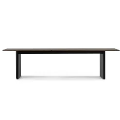 Normann Copenhagen - Panel Table 90 x 300 cm Black - mørkebrun