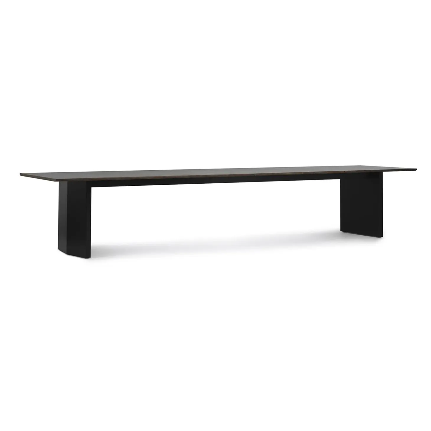 Normann Copenhagen - Panel Table - 100 x 420 cm - Black - mørkebrun