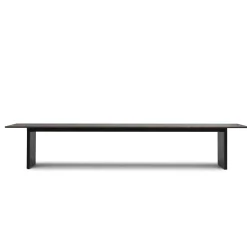Normann Copenhagen - Panel Table - 100 x 420 cm - Black - mørkebrun