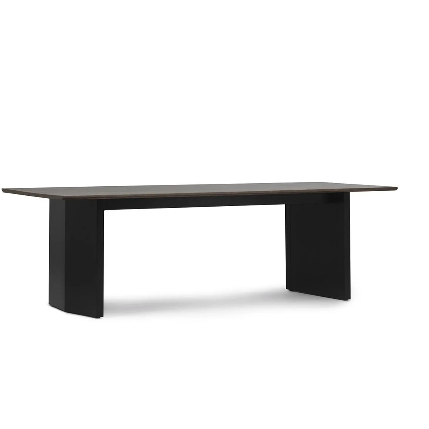 Normann Copenhagen - Panel Table 90 x 250 cm Black - mørkebrun