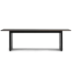 Normann Copenhagen - Panel Table 90 x 250 cm Black - mørkebrun