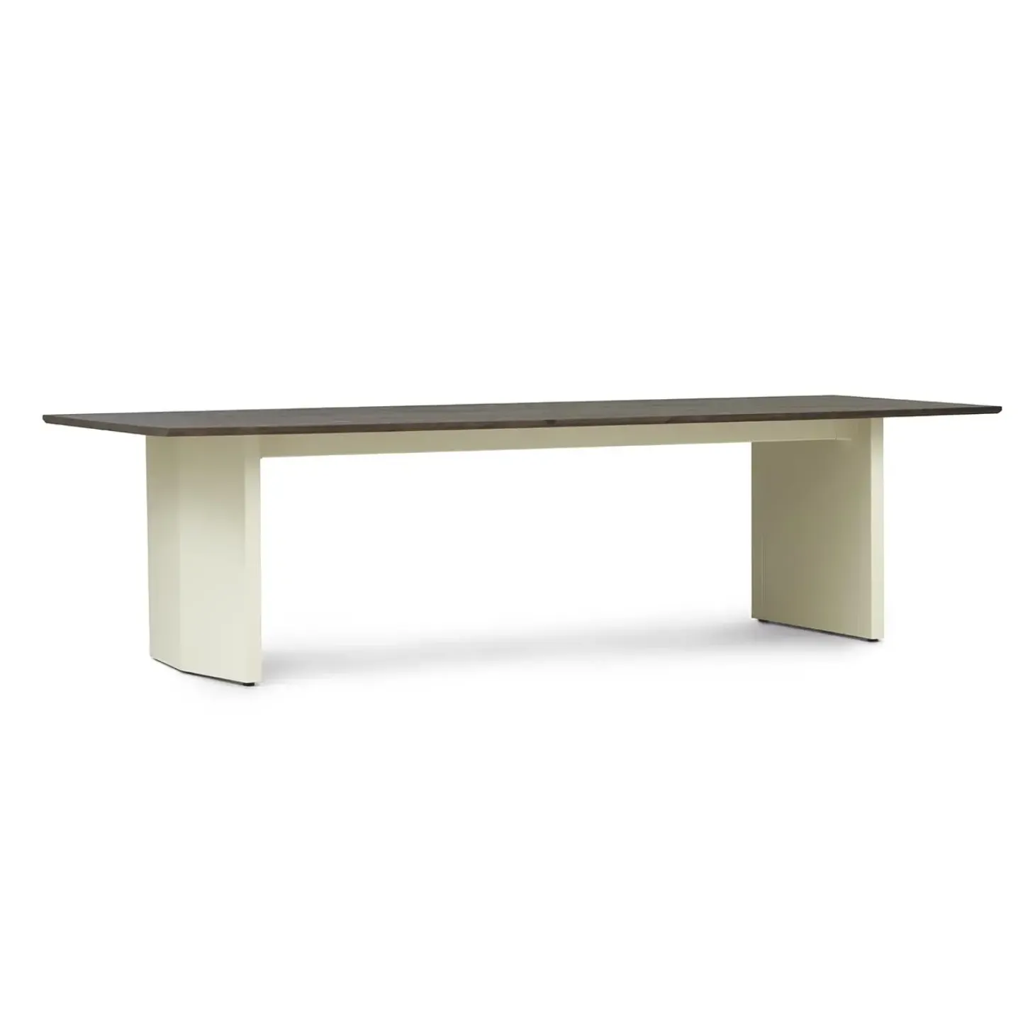 Normann Copenhagen - Panel Table 90 x 300 cm Cream - mørkebrun