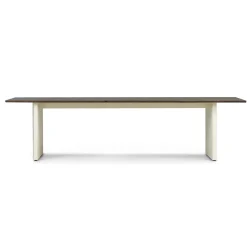 Normann Copenhagen - Panel Table 90 x 300 cm Cream - mørkebrun