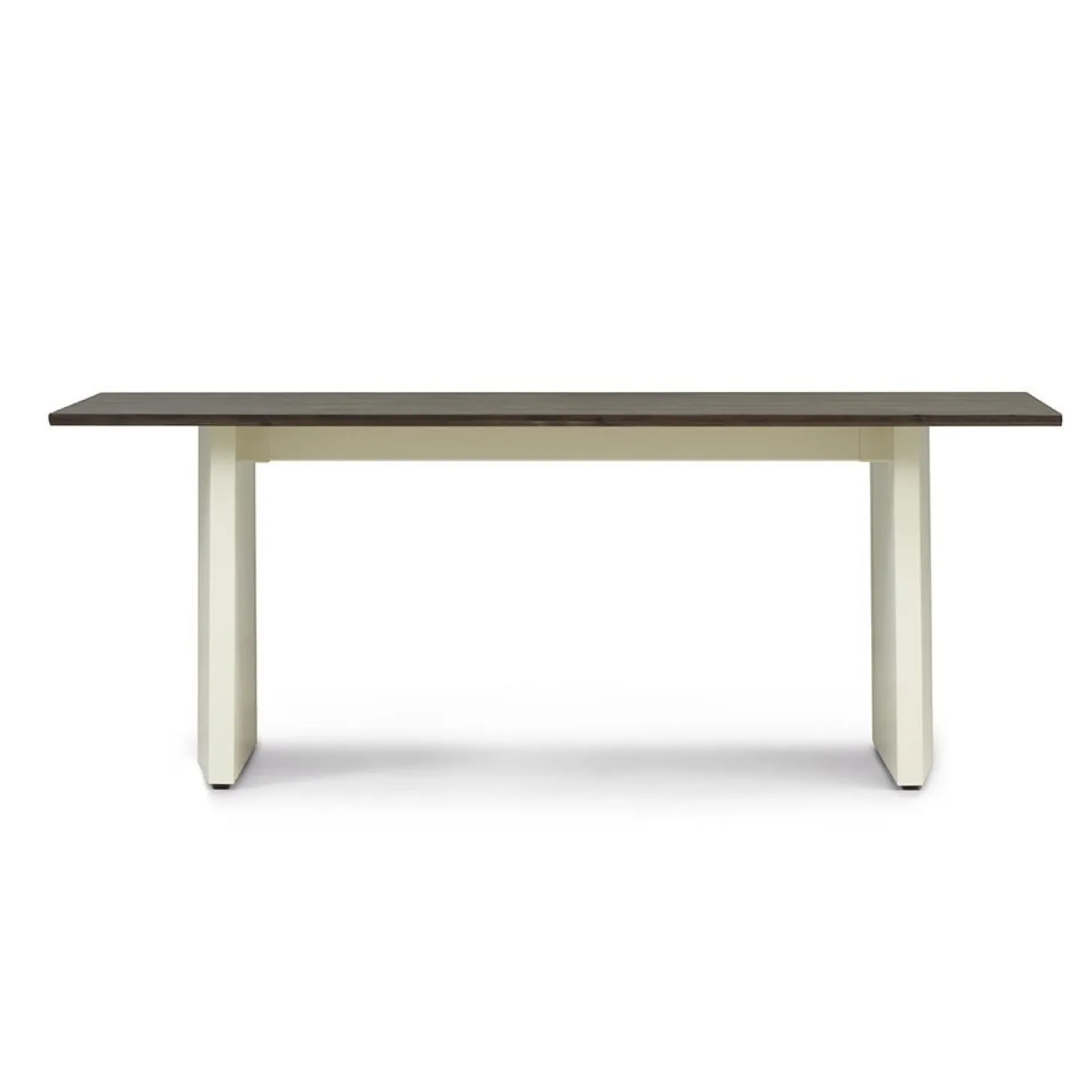 Normann Copenhagen - Panel Table - 90 x 200 cm - Cream - mørkebrun