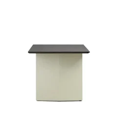 Normann Copenhagen - Panel Table - 90 x 200 cm - Cream - mørkebrun