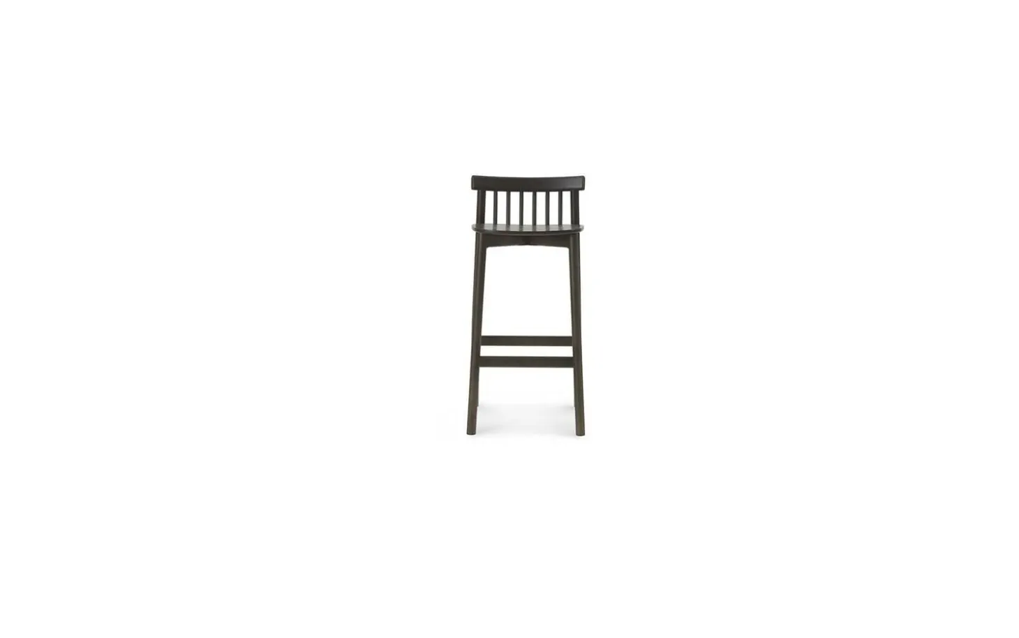 Normann Copenhagen - Pind Barstool 75 cm - Brown Stained Ash