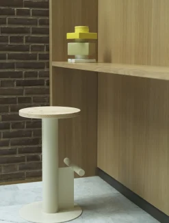 Normann Copenhagen - Pole Barstool 75 cm - Pine/Grey