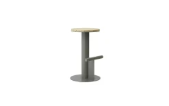 Normann Copenhagen - Pole Barstool 65 cm - Pine/Grey