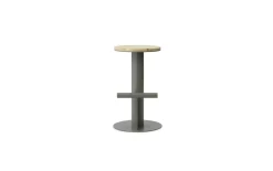 Normann Copenhagen - Pole Barstool 65 cm - Pine/Grey
