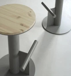Normann Copenhagen - Pole Barstool 65 cm - Pine/Grey