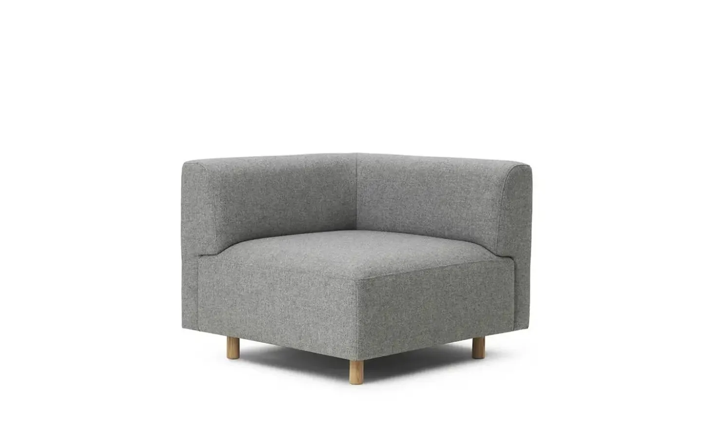 Normann Copenhagen - Redo Modular Sofa 150 Armrest/Corner Oak - Group 5