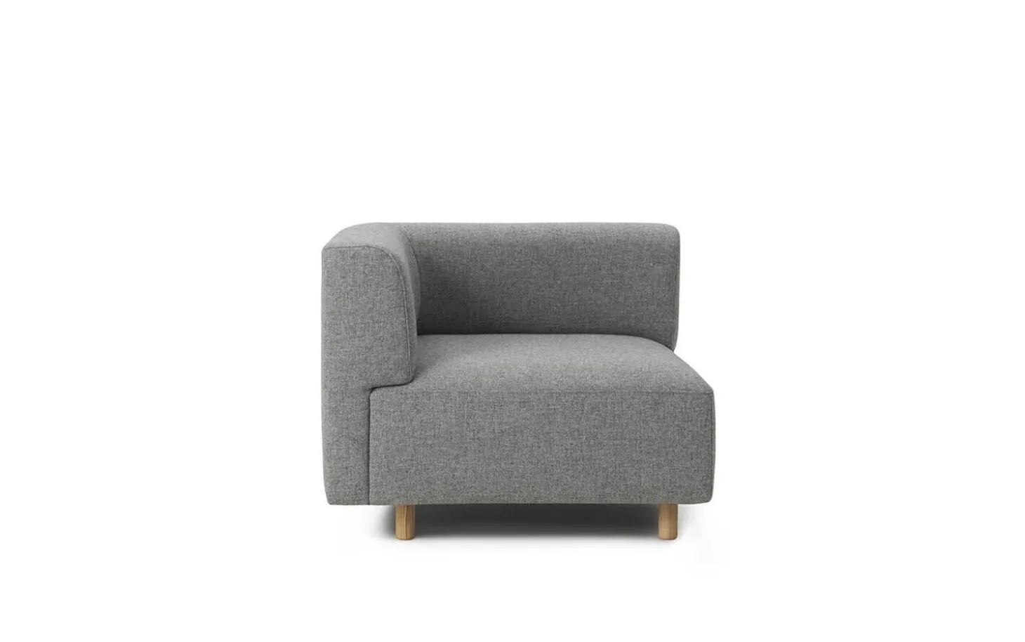 Normann Copenhagen - Redo Modular Sofa 150 Armrest/Corner Oak - Group 5