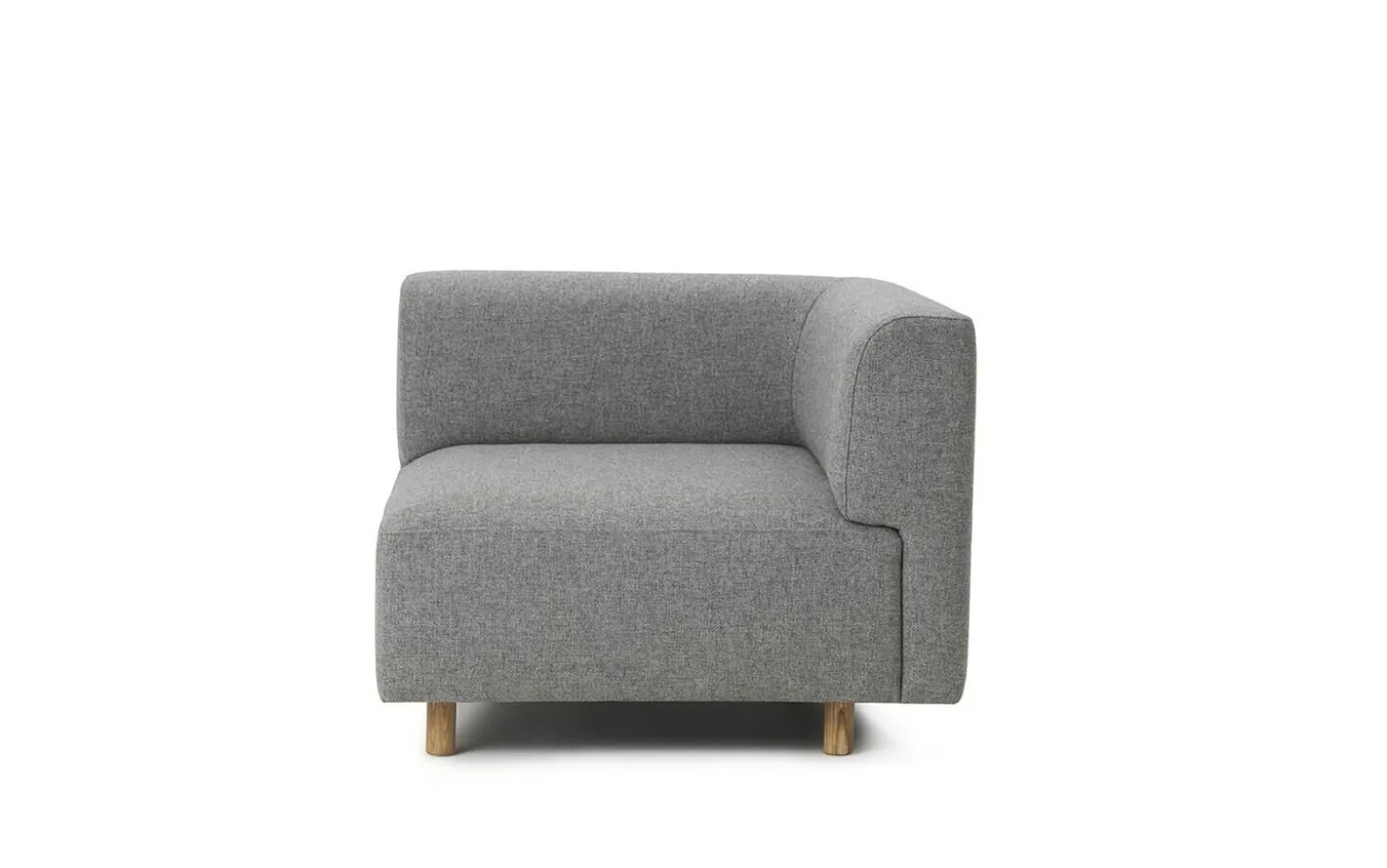 Normann Copenhagen - Redo Modular Sofa 150 Armrest/Corner Oak - Group 5