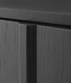 Normann Copenhagen - Rib kommode m. 4 skuffer - sort