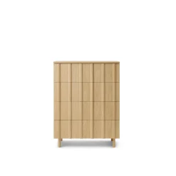 Normann Copenhagen - Rib kommode m. 4 skuffer - eg